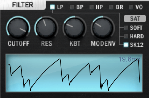 Carbon Electra has 6 Filter Types (with different modes) Including Powerful Vocal Filter with Filter Drive and various saturation types