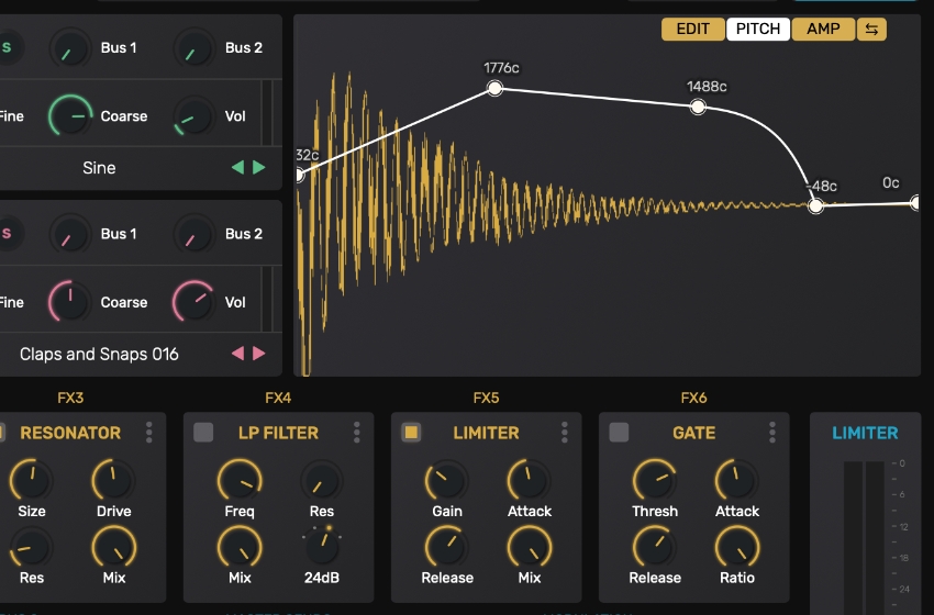 DC Snares sound design