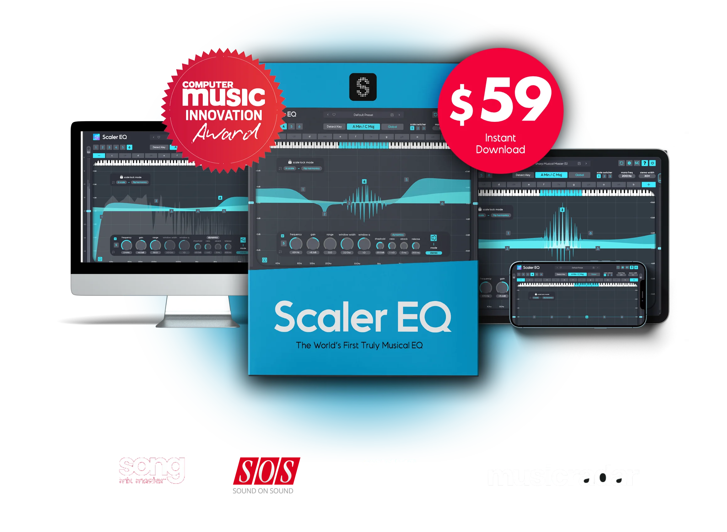 Scaler EQ is the World’s First Truly Musical EQ